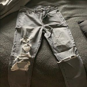 American eagle hi rise begging